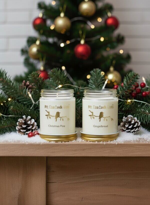 2 Pack Christmas Candles - Image 5